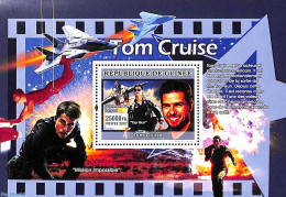 Guinea, Republic 2007 Tom Cruise S/s, Mint NH, Performance Art - Transport - Movie Stars - Aircraft & Aviation - Schauspieler