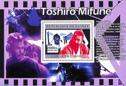 Guinea, Republic 2007 Toshiro Mifune S/s, Mint NH, Performance Art - Movie Stars - Schauspieler