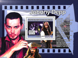 Guinea, Republic 2007 Johnny Depp S/s, Mint NH, Performance Art - Movie Stars - Actors