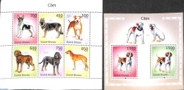 Guinea Bissau 2010 Dogs 2 M/s, Mint NH, Nature - Dogs - Guinea-Bissau