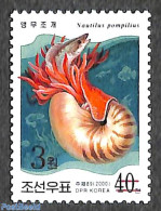 Korea, North 2006 3W On 40ch Red Overprint, Stamp Out Of Set, Mint NH, Nature - Fish - Shells & Crustaceans - Fische