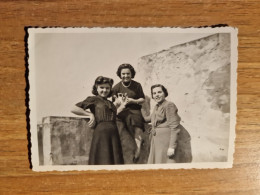19345.   Fotografia D'epoca Donna Femme Con Gatto Aa '40 Italia - 9x6 - Personas Anónimos