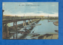 CPA - 03 - Vichy - Barrage Et Passerelle Sur L'Allier - Colorisée - Non Circulée - Vichy