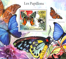 Comoros 2011 Butterflies S/s, Mint NH, Nature - Butterflies - Isole Comore (1975-...)