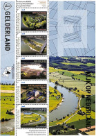 Netherlands - Personal Stamps TNT/PNL 2022 Gelderland 5v M/s, Mint NH, Art - Bridges And Tunnels - Castles & Fortifica.. - Bridges