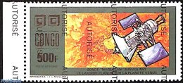 Congo Republic 1998 Space, Satelite, Venus, Overprint, Mint NH, Transport - Various - Space Exploration - Errors, Misp.. - Erreurs Sur Timbres