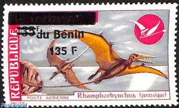 Benin 1995 Prehistoric Animal, Overpint, Mint NH, Nature - Prehistoric Animals - Ungebraucht