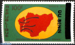 Benin 1995 Cooperation Dahomey Nigeria, Overprint, Mint NH, Transport - Unused Stamps