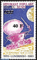 Benin 1995 Lunokhod 1, Overprint, Mint NH, Transport - Space Exploration - Ungebraucht