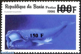 Benin 2000 Eubaleana Australis, Whale, Overprint, Mint NH, Nature - Sea Mammals - Ungebraucht