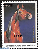 Benin 2000 Horse, Overprint, Mint NH, Nature - Horses - Ungebraucht
