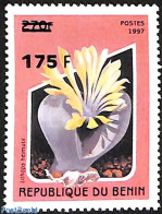 Benin 2005 Flower, Overprint, Mint NH, Nature - Flowers & Plants - Ungebraucht