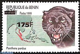 Benin 2005 Black Panther, Overprint, Mint NH, Nature - Cat Family - Unused Stamps