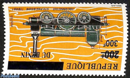 Benin 2007 Train, Railways, Overprint, Mint NH, Transport - Various - Railways - Errors, Misprints, Plate Flaws - Unused Stamps