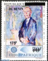 Benin 2007 Konrad Adenauer Overprint, Mint NH, Various - Errors, Misprints, Plate Flaws - Art - Art & Antique Objects .. - Neufs