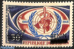 Benin 2007 World Health Organisation, Overprint, Mint NH, Health - Nature - Various - Health - Snakes - Errors, Mispri.. - Unused Stamps
