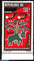 Benin 2008 Emblems Of The Kings Of Abomey, Geuzo, Overprint, Mint NH, Nature - Animals (others & Mixed) - Birds - Tree.. - Ongebruikt