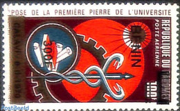 Benin 2008 Laying Of The Foundation Stone Of The University, Overprint, Mint NH, Health - Nature - Science - Snakes - .. - Nuovi
