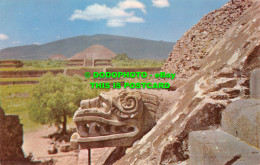 R525208 Mexico. Teotihuacan. Serpent Head And Alfarda With The Sun And Moon Pyra - World