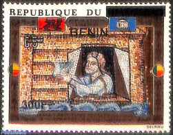 Benin 2008 Basil S.marc, Mosaic, Overprint, Mint NH, Nature - Art - Mosaics - Paintings - Pigeons - Ongebruikt