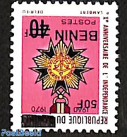 Benin 2009 10th Anniversary Of Independence, Overprint, Mint NH, Health - Various - Food & Drink - Weapons - Neufs