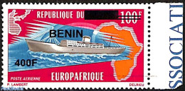Benin 2009 Afrique Europe, Overprint, Mint NH, History - Nature - Transport - Afriqueeurope - Water, Dams & Falls - Sh.. - Nuovi
