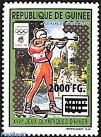 Guinea, Republic 2009 Olympic Winter Games, Lillehammer, Overprint, Mint NH, Sport - Various - Olympic Winter Games - .. - Tir (Armes)