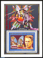 Guinea, Republic 2008 Steve Mc Queen, Butterfly, Aircraft, Overprint, Block, Mint NH, Nature - Transport - Butterflies.. - Flugzeuge