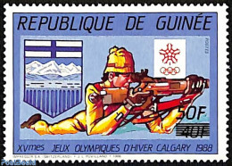Guinea, Republic 2008 Olympic Wintergames, Overprint, Mint NH, Sport - Mountains & Mountain Climbing - Olympic Winter .. - Klimmen