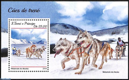 Sao Tome/Principe 2018 Alaskan Malamute, Dog, Mint NH, Nature - Dogs - Sao Tomé E Principe