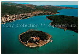 73793685 Punat Otok Kosljun Croatia Insel Fliegeraufnahme  - Croazia