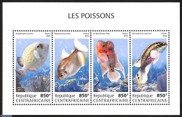 Central Africa 2018 Fishes, Mint NH, Nature - Fish - Vissen