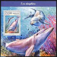 Guinea, Republic 2018 Dolphins, Mint NH, Nature - Fish - Peces