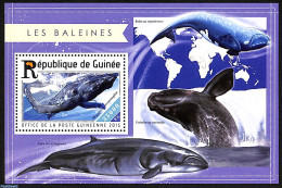 Guinea, Republic 2015 Whales, Mint NH, Nature - Fish - Peces