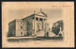 AK Winterthur, Schrägansicht Auf Das Stadthaus  - Otros & Sin Clasificación