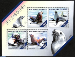 Niger 2014 Sea Lions, Mint NH, Nature - Sea Mammals - Níger (1960-...)