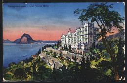 AK Castagnola-Lugano, Hotel Pension Müller  - Lugano