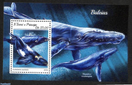 Sao Tome/Principe 2018 Whales, Mint NH, Nature - Sea Mammals - São Tomé Und Príncipe