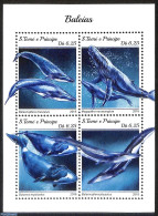 Sao Tome/Principe 2018 Whales, Mint NH, Nature - Sea Mammals - Sao Tome And Principe