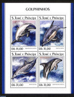 Sao Tome/Principe 2018 Dolphins, Mint NH, Nature - Sea Mammals - São Tomé Und Príncipe