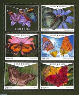 Guinea Bissau 2018 Butterflies, Mint NH, Nature - Butterflies - Guinée-Bissau