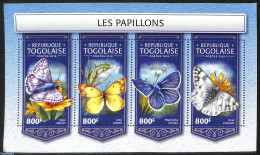 Togo 2018 Butterflies, Mint NH, Nature - Butterflies - Togo (1960-...)
