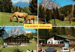 73793658 Falzeben Hafling Bozen Suedtirol IT Haflinger Pferde Sessellift Gasthof - Autres & Non Classés