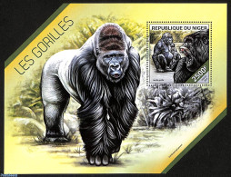 Niger 2014 Gorillas, Mint NH, Nature - Monkeys - Niger (1960-...)