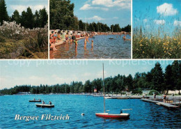 73793657 Schneeberg Erzgebirge Bergsee Filzteich Badestrand Bootsanleger Schneeb - Other & Unclassified