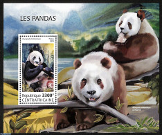 Central Africa 2018 Pandas, Mint NH, Nature - Pandas - Centraal-Afrikaanse Republiek