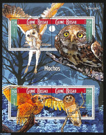Guinea Bissau 2015 Owls, Mint NH, Nature - Birds - Birds Of Prey - Owls - Guinée-Bissau