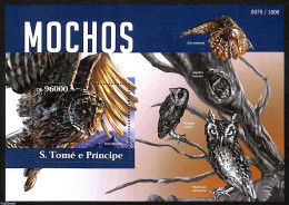 Sao Tome/Principe 2015 Owls, Mint NH, Nature - Birds - Birds Of Prey - Owls - Sao Tome Et Principe
