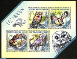 Niger 2014 Owls, Mint NH, Nature - Birds - Birds Of Prey - Owls - Niger (1960-...)