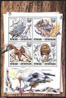 Central Africa 2016 Owls, Birds Of Prey, Mint NH, Nature - Birds - Birds Of Prey - Owls - Repubblica Centroafricana